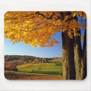 USA, Vermont. Landschaftlicher Bauernhof in der Nä Mousepad