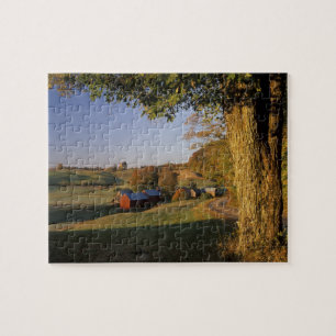 USA, Vermont, südlich von Woodstock, Jenne Farm be Puzzle