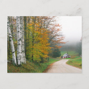 USA, Vermont. Zuckerhaus in der Nähe der Stadt Sou Postkarte