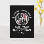 USA Veteran Karte (Gelbe Blume)