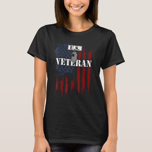USA Veteran Sprüche T-Shirt (Vorderseite)