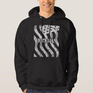 USA Veteran - weiß Vintag Hoodie