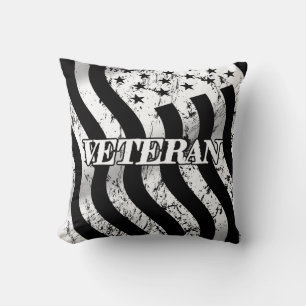 USA Veteran - weiß vintage 001 Kissenhülle Kissen