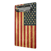 USA Vintag Grunge Flag Mini Klemmbrett (Gewinkelt2)