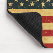 USA Vintag Grunge Flag Mousepad (Ecke)