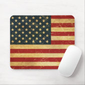 USA Vintag Grunge Flag Mousepad (Mit Mouse)