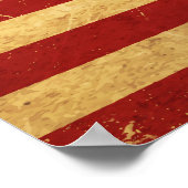 USA Vintag Grunge Flag Poster (Ecke)