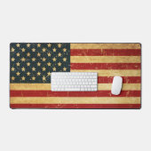 USA Vintag Grunge Flag Schreibtischunterlage (Tastatur & Maus)