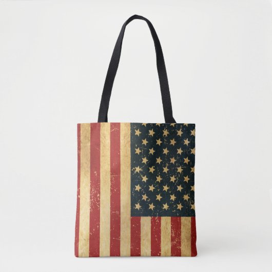 USA Vintag Grunge Flag Tasche (Vorderseite)