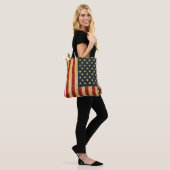 USA Vintag Grunge Flag Tasche (Am Model)