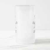 USA-Vintag Mattglas Bierglas (Mittel)