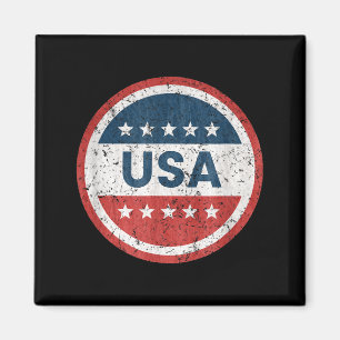 Usa Vintage-Abzeichen patriotische amerikanische F Magnet