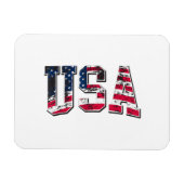 USA - Vintage amerikanische Flagge Magnet (Horizontal)