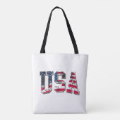 USA - Vintage amerikanische Flagge Tasche (Rückseite)