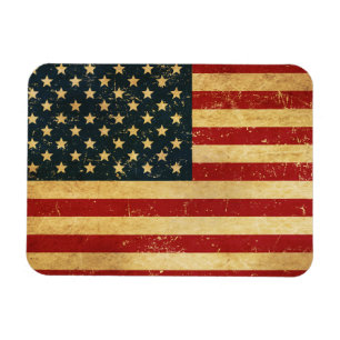 USA Vintage Grunge-Flagge Magnet