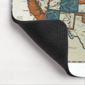 USA - Vintage Karte Mousepad (Ecke)