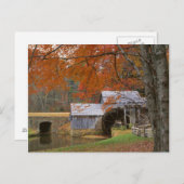 USA, Virginia, Blue Ridge Parkway, Herbst Postkarte (Vorne/Hinten)