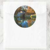 USA, Virginia, Blue Ridge Parkway, Mabry Mill Runder Aufkleber (Tasche)