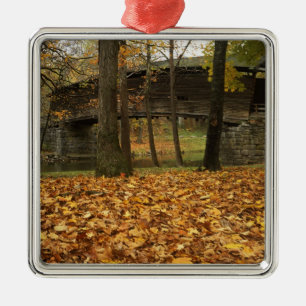 USA, Virginia, Covington, Humpback Covered Silbernes Ornament