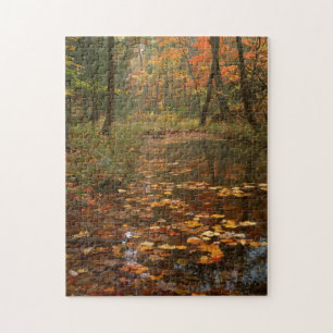 USA, Virginia, Herbst im Douthat State Park Puzzle