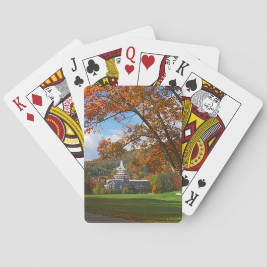 USA, Virginia, Hot Springs, The Homestead Spielkarten (Rückseite)