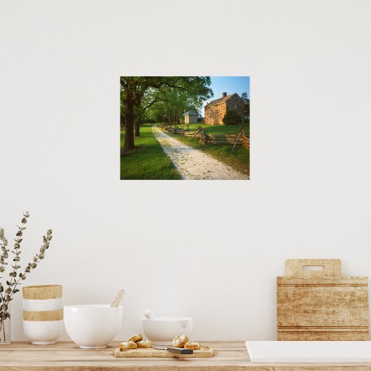 USA, Virginia, Landkreis Fairfax, Sully Plantation Poster (Küche)