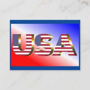 USA VISITENKARTE