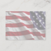USA-Visitenkarte Visitenkarte (Rückseite)