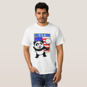 USA Volleyball Panda T-Shirt (Vorne ganz)