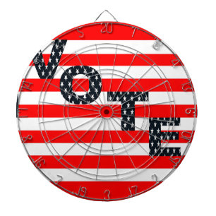 Usa Vote Dartscheibe