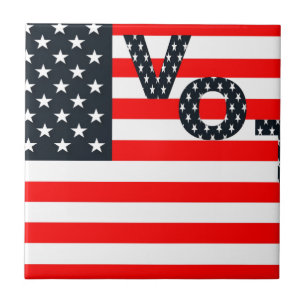 Usa Vote Fliese