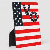 Usa Vote Fotoplatte (Seite)
