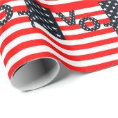 Usa Vote Geschenkpapier (Rolleneckpunkt)
