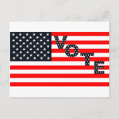 Usa Vote Postkarte (Vorderseite)