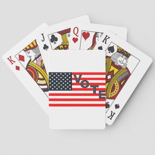 Usa Vote Spielkarten (Rückseite)