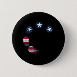 USA vs. CHINA / USA Button
