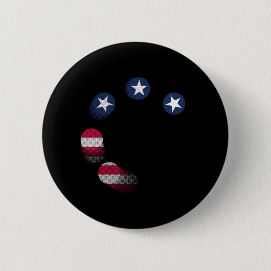 USA vs. CHINA / USA Button (Vorderseite)