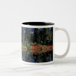 USA, WA, Heather Meadows RA. Mount Shuksan Zweifarbige Tasse