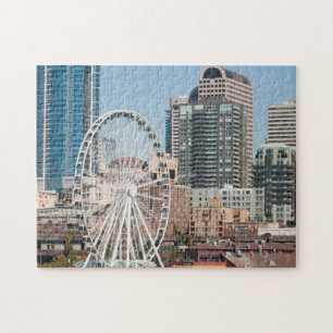 USA, Wa, Seattle. Kreuzfahrtschiff Argosy Harbour Puzzle