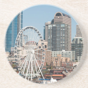 USA, Wa, Seattle. Kreuzfahrtschiff Argosy Harbour Sandstein Untersetzer