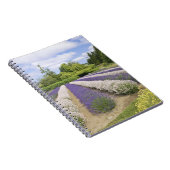 USA, WA, Sequim, Lila Haze Lavender Farm Notizblock (Rechte Seite)