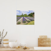 USA, WA, Sequim, Lila Haze Lavender Farm Poster (Küche)