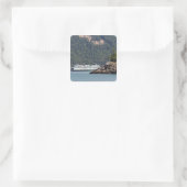 USA, WA Washington Staat Ferries Quadratischer Aufkleber (Tasche)