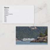 USA, WA.Washington Staat Ferries Visitenkarte (Vorne/Hinten)