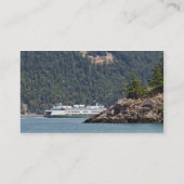 USA, WA.Washington Staat Ferries Visitenkarte (Rückseite)