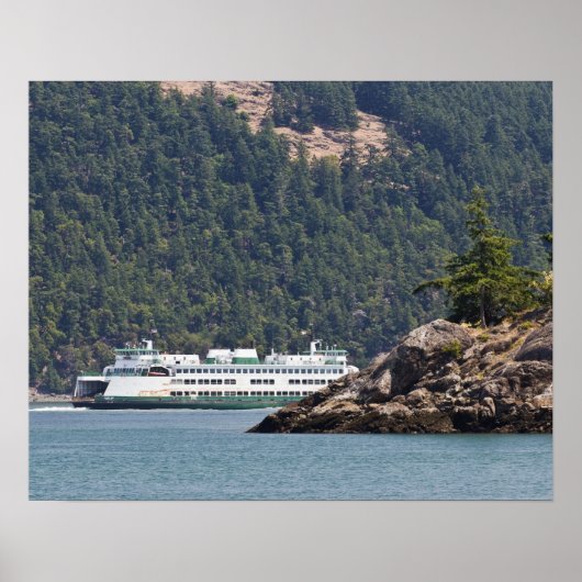 USA, WA. Washington State Ferries Poster (Vorne)