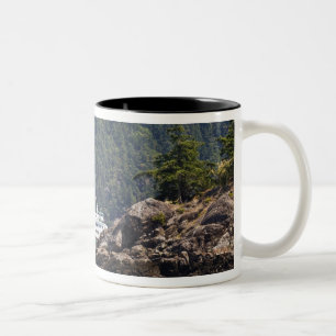 USA, WA. Washington State Ferries Zweifarbige Tasse