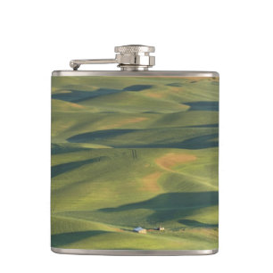 USA, WA, Whitman Co., Palouse-Farmfelder von Flachmann