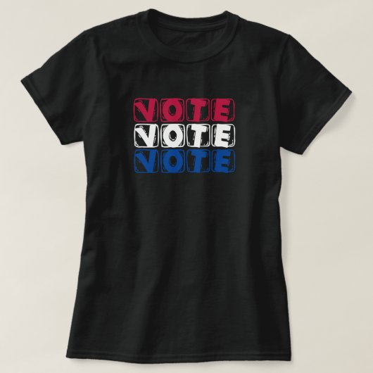 USA Wahlen Abstimmung T-Shirt (Design vorne)