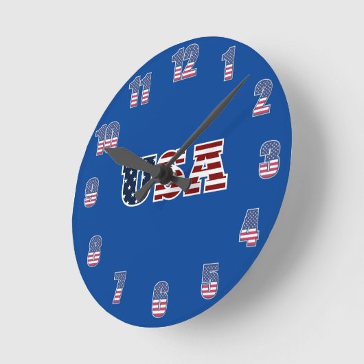 USA Wall Clock Runde Wanduhr (Winkel)